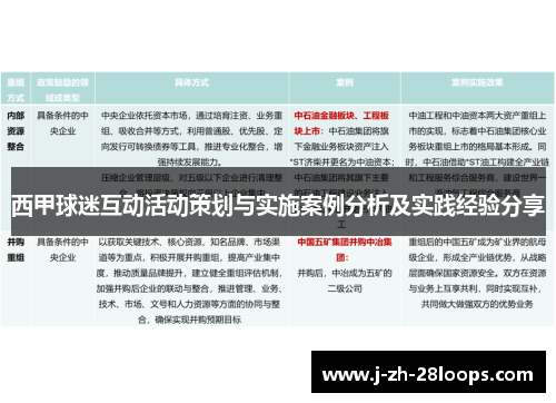 西甲球迷互动活动策划与实施案例分析及实践经验分享